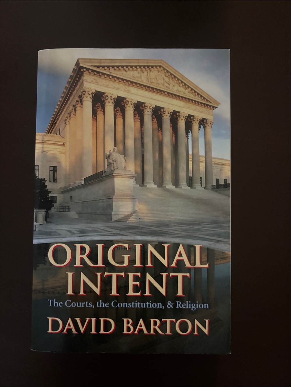 Original Intent Book - Blue and Cream Cover